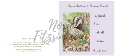 Happy Birthday To Someone Special - Faith Card