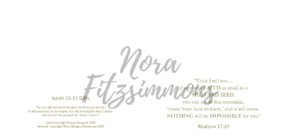 Faith As Small As A Mustard Seed - Faith Card