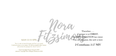 New Creation Blank - Faith Card