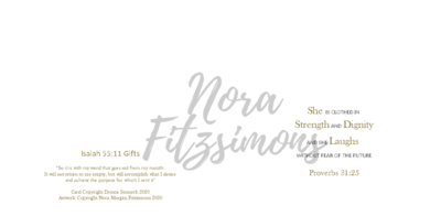 She Is Clothed - Blank - Faith Card