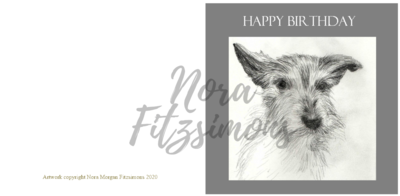Happy Birthday - Dog - Faith Card