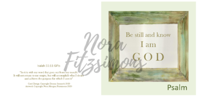 Be Still And Know That I Am God 2 - Faith Card