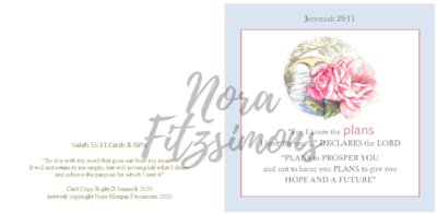 For I Know The Plans Water Bridge - Faith Card