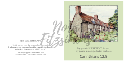 My Grace Is Sufficient For You - Faith Card