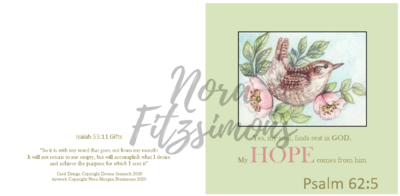 My Hope Comes From Him - Faith Card