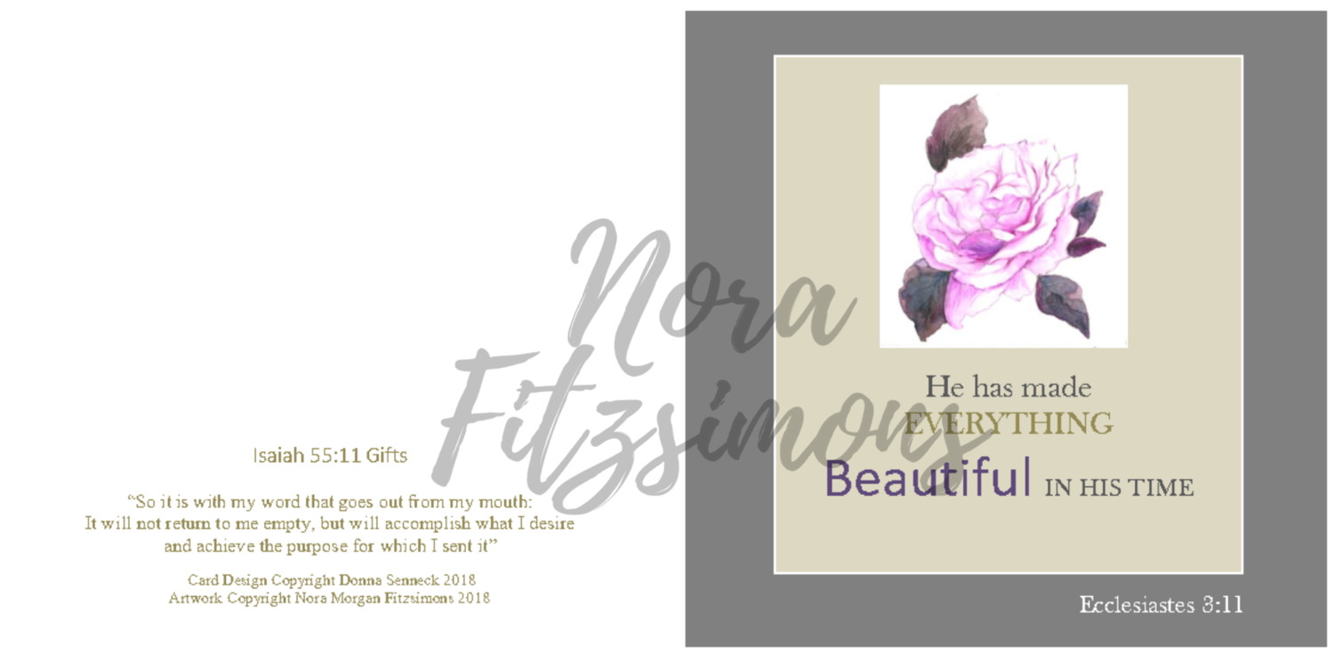 Beautiful In His Name - Faith Card
