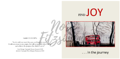 Find Joy In The Journey Red Bus 2 - Faith Card