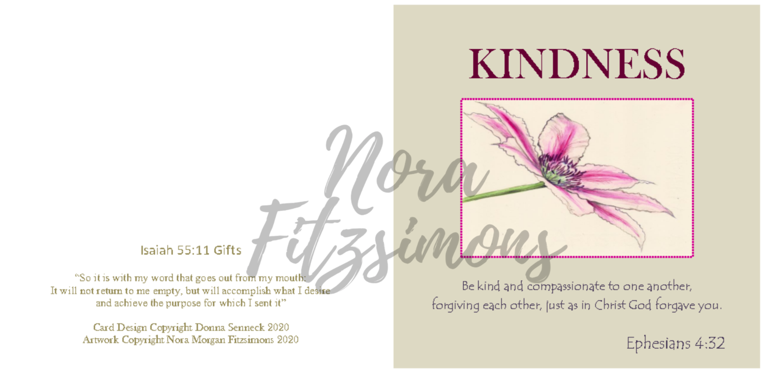 Kindness Clematis 2- Faith Card