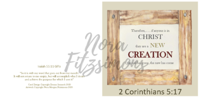 New Creation 2 - Faith Card
