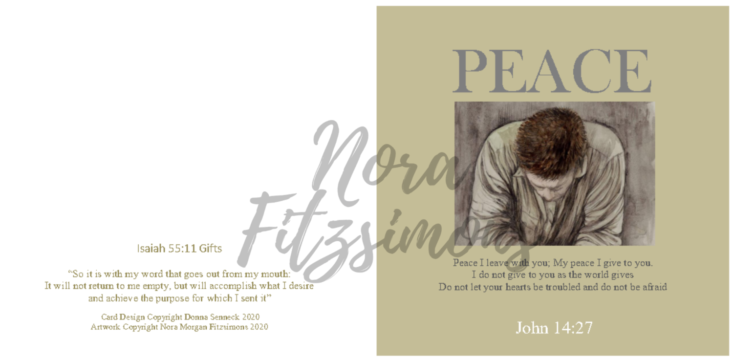 My Peace I Give To You - Faith Card