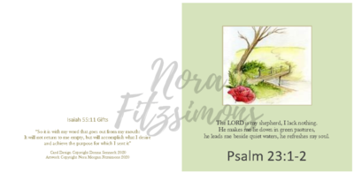 The Lord Is My Shepherd - Faith Card