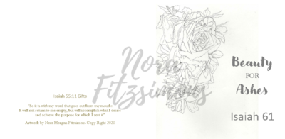 Beauty For Ashes Flowers 2 - Faith Card