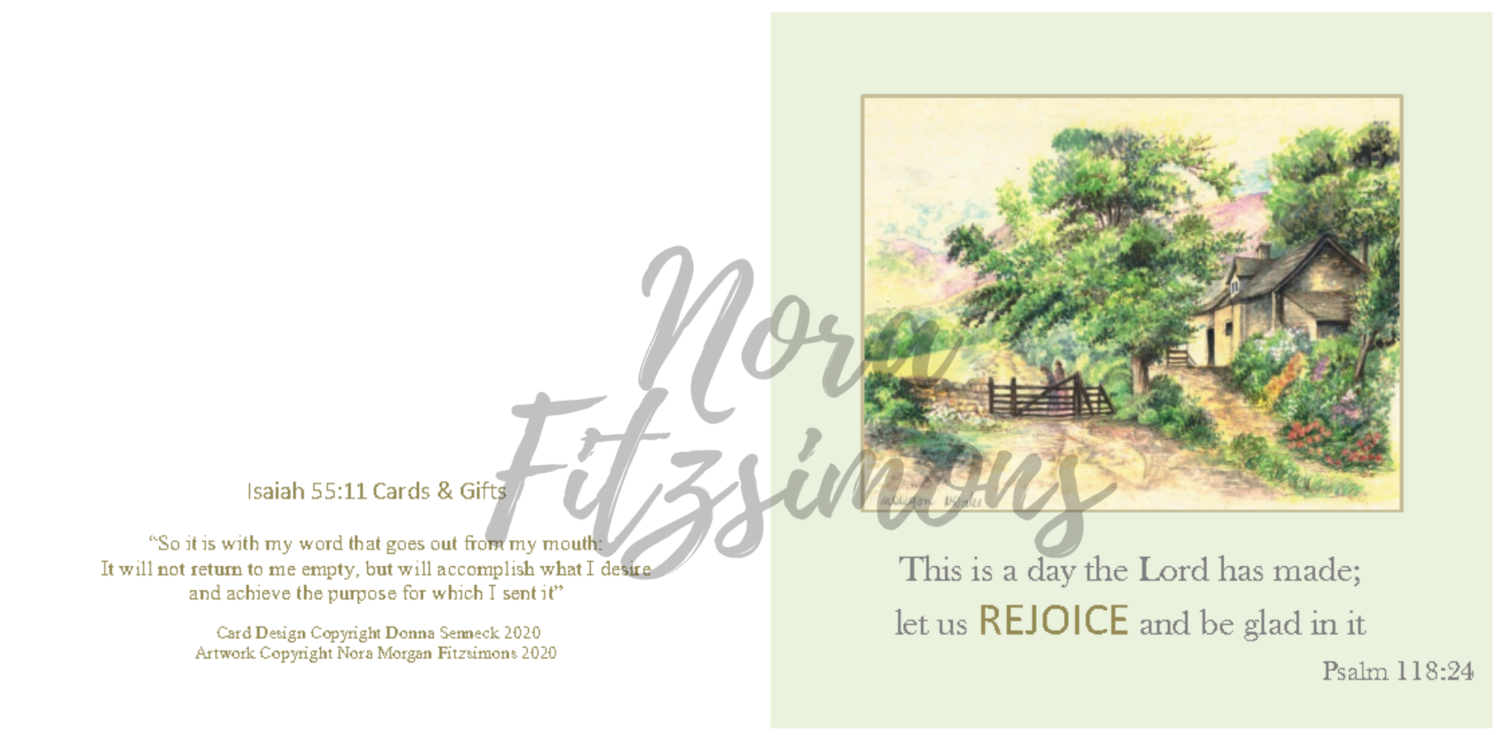 Rejoice Cottage - Faith Card