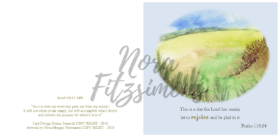 Rejoice Field - Faith Card