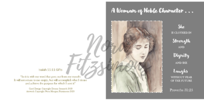 A Woman Of A Nobel Character 2 - Faith Card