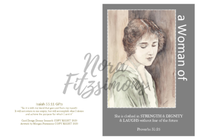 Strength And Dignity - Woman - Faith Card