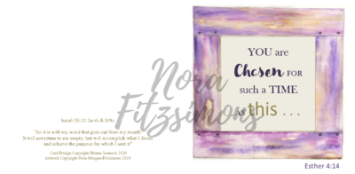 You Are Chosen - Faith Card