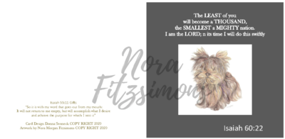 The Least Of You - Yorkie - Faith Card
