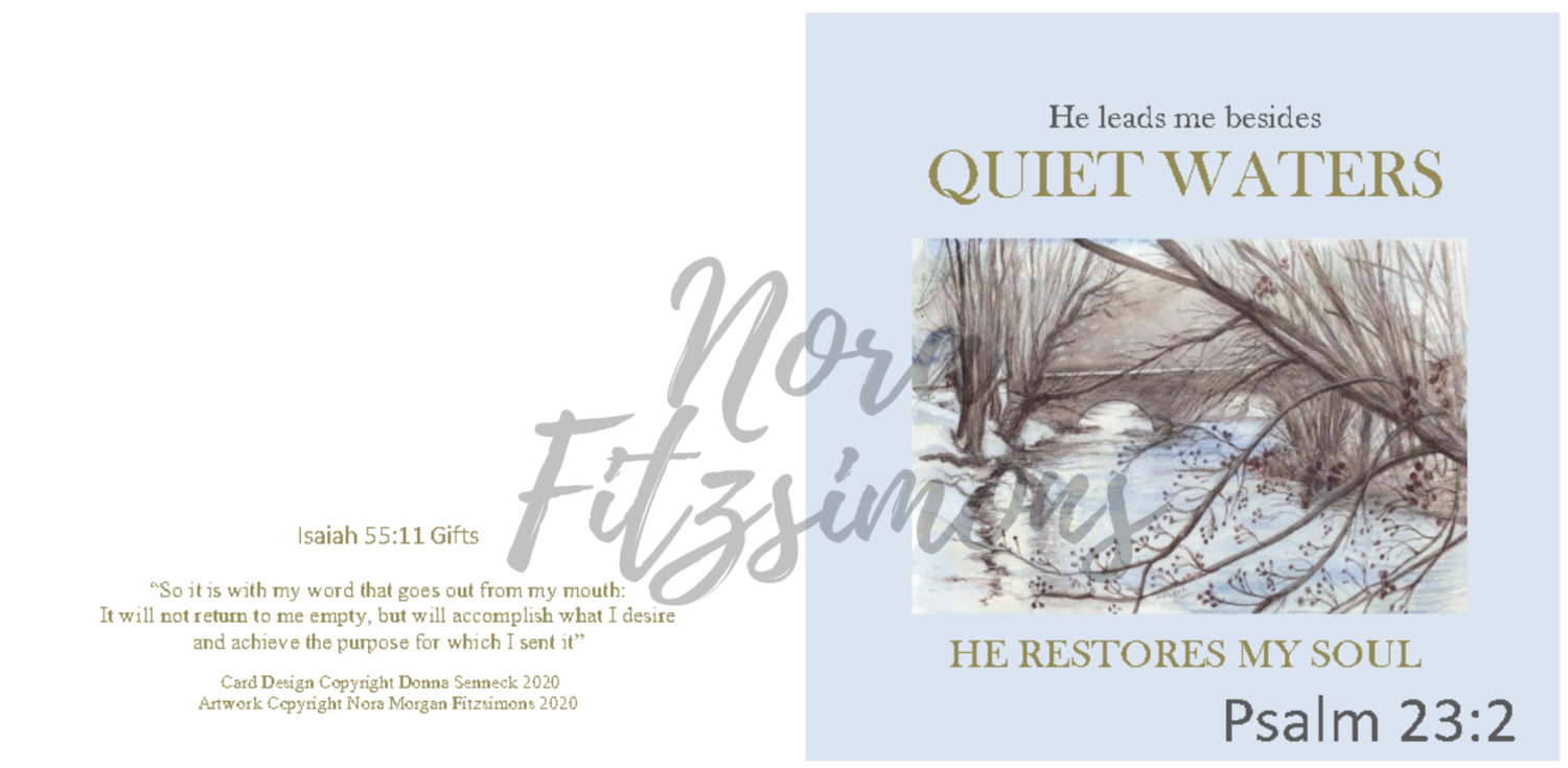 Quiet Waters - Faith Card
