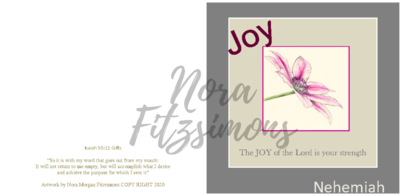 Joy Clematis - Faith Card