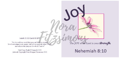 Joy Clematis 2 - Faith Card