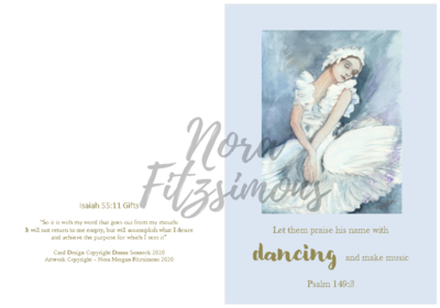 Let Them Praise His Name With Dancing 2 - Faith Card
