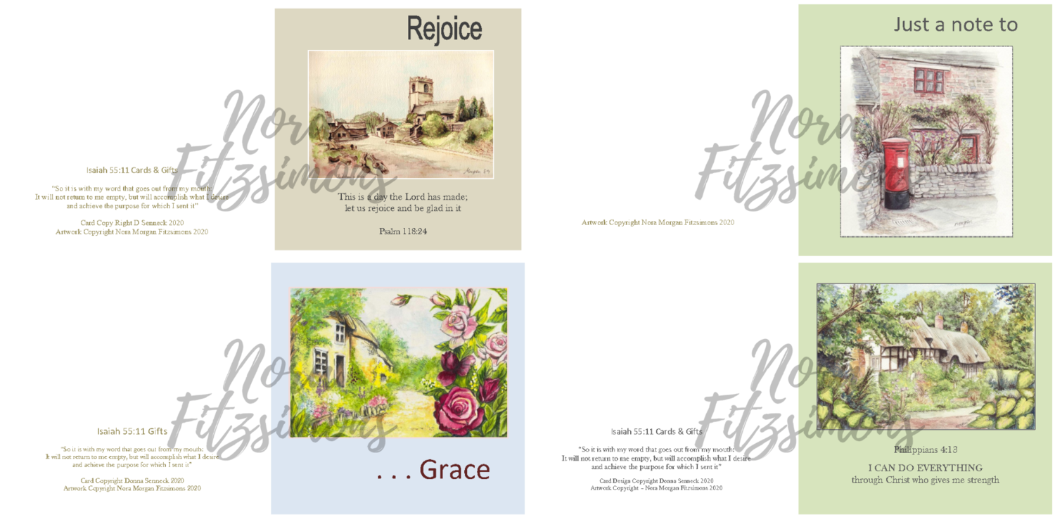 Home Faith Cards 2 - 4 pcs Bundle