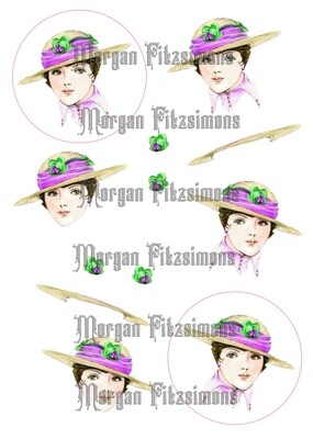 3D 1920s Hat Sheet 2