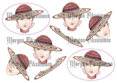 3D 1920s Hat Sheet 1