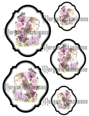 Fantasy Fae Topper - Sheet 1