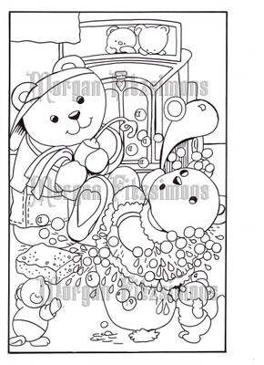 Naughty 1 - Colouring Page