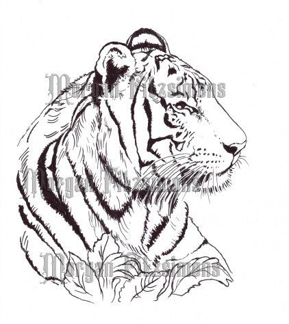 Tiger 1 - Digital Stamp