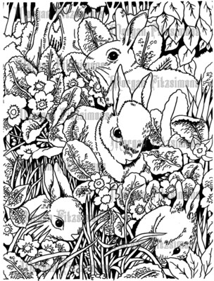 Easter 4 - Colouring Page