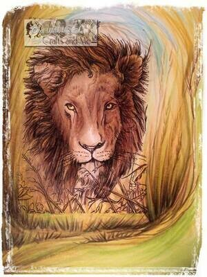 Lion King - Colouring Page