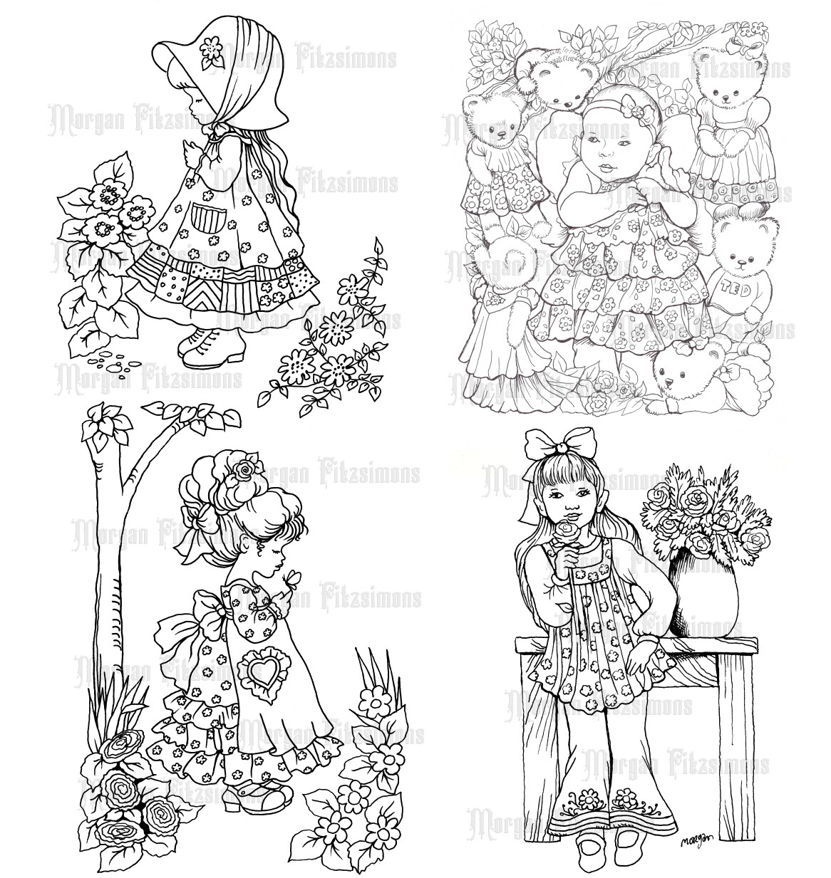 Children Set 1 - Digital Stamps