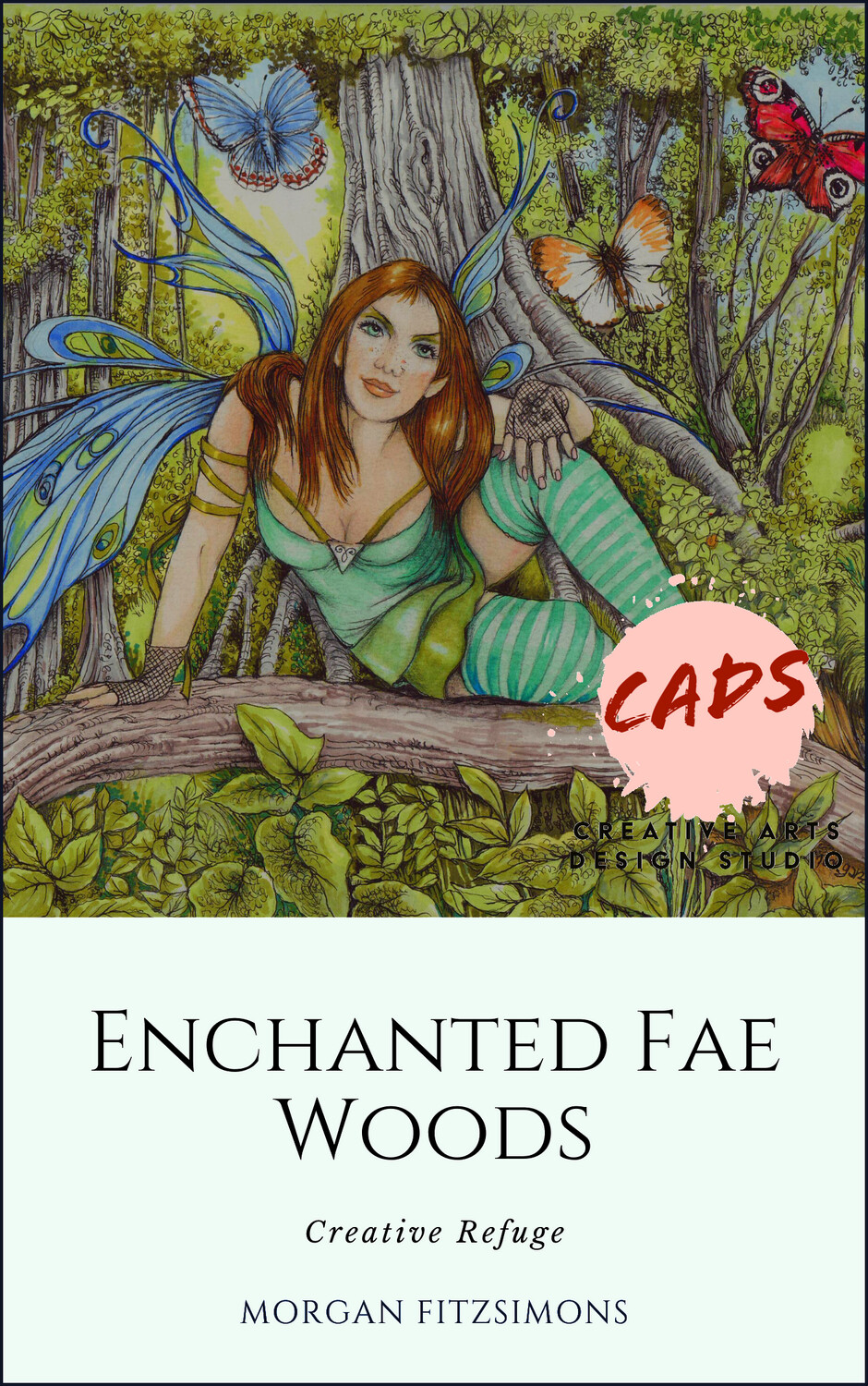Creative Refuge Enchanted Fae Woods - Colouring Book