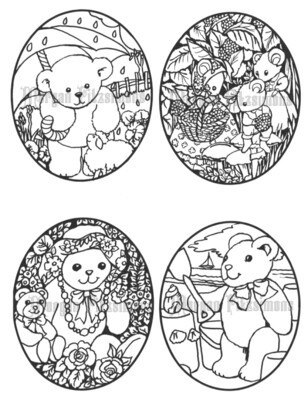 Bears and Mice - Digital Stamps