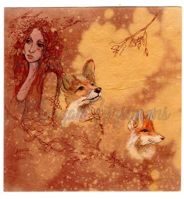 Go Wild Imagine Miniature Collection: Sionach and the Little Foxes