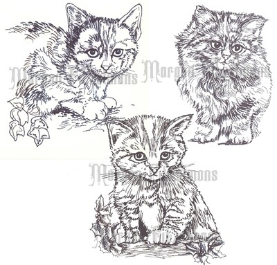 ​Kittens 3 - Digital Stamp