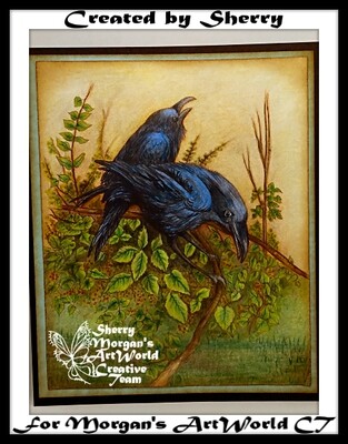 Ravens Greyscale - Colouring Page