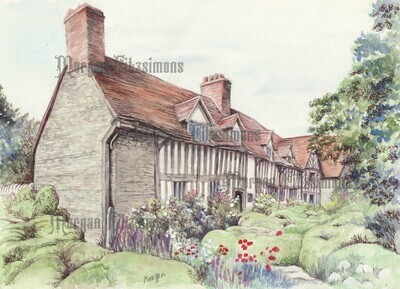 Mary Arden’s Cottage At Stratford On Avon