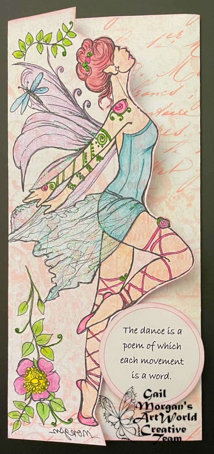 Ballerina Fairy - Digital Stamp