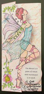 Ballerina Fairy - Digital Stamp