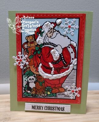 Xmas Santa - Colouring Page