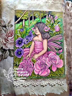 Fairy Children Fairy Rose - Digital Stamp