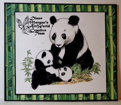 Pandas - Digital Stamp