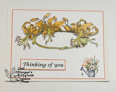 Flower Tag 5 - Digital Stamp