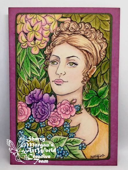 Frame Cameo 6 - Digital Stamp