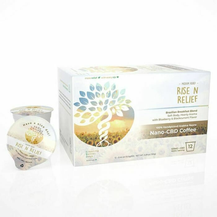 Rise and Relief CBD Coffee Pods