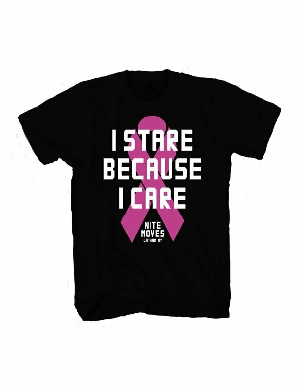 I STARE BECAUSE I CARE T-SHIRT